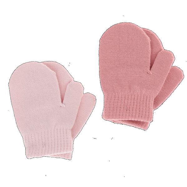 Hovedbilde Bruse Ullvotter, 2pk, Bjørk, Rosette rosa